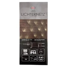 INDA-EXCLUSIV Lichterkettennetz LED 1 m Warmweiß