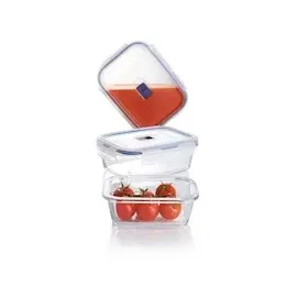 Luminarc Pure Box Active rechteckig transparent 16 x 11 x 6 cm 0,82 l 6-teiliges Set