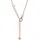 Smart Jewel Kette mit Anhänger Zirkoniasteinen rosé vergoldet Silber