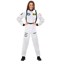 astronauten kostüm damen, astronaut kostüm herren mit tragegurt, ganzkörper kostüm für Faschingskostüme Karneval Fastnacht Kleidung für Erwachsene - L Tall