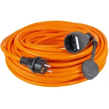 as - Schwabe AS Schwabe 59205 Strom Verlängerungskabel 16A Orange 5.00m H07BQ-F 3G 2,5mm2