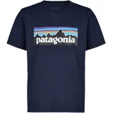 Patagonia K's P-6 Logo T-Shirt - T-Shirt - blau