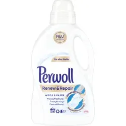 Perwoll Weiss & Faser renew Advanced Flüssigwaschmittel P24WF , 1,44 Liter - Flasche, 24 WL