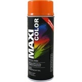 Maxi Color NEW QUALITY Sprühlack Lackspray Glanz 400ml Universelle spray Nitro-zellulose Farbe Sprühlack schnell trocknender Sprühfarbe (RAL 2003 pastellorange glänzend)