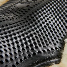 Acavallo Gel Pad mit Lammfell M Transparent/Weiß