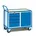 Tisch und Schrankwagen 250 Brillantblau