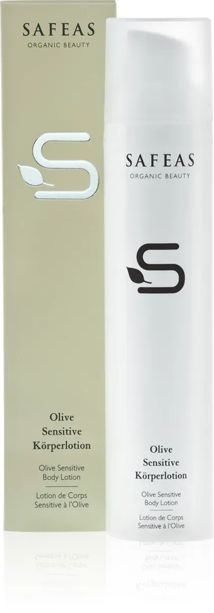 Safeas Olive Sensitive Körperlotion, 100 Milliliter