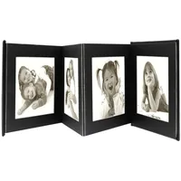 Deknudt Leporello schw. 8x13x18 Kunstleder 8 Bilder A66DC2 8PH