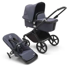 Bugaboo Fox Cub mit Liegeaufsatz und Sitz black/stormy blue