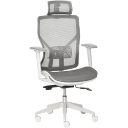 Vinsetto Bürostuhl Schaumstoff, Mesh-Gewebe, PP-Kunststoff, Nylon