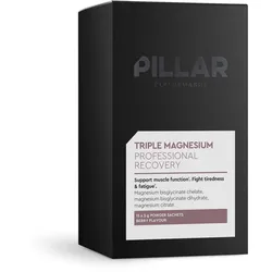 PILLAR Triple Magnesium Prof. Recovery Powder Berry (Pkg/15xEinzelportion)