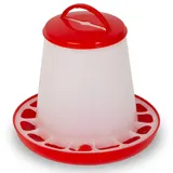 Eberth Geflügel Futterautomat mit 1,5 kg Kapazität, Automatische Futterspender, PP-Copolymer, Zubehör für landwirtschaftliche Betriebe, Tragegriff