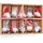 Brubaker 10-teiliges Set Weihnachtsgnome aus Holz und Strick