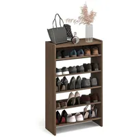 Komto Schuhregal Schmal - Schuhablage Flur mit 5 Ebenen