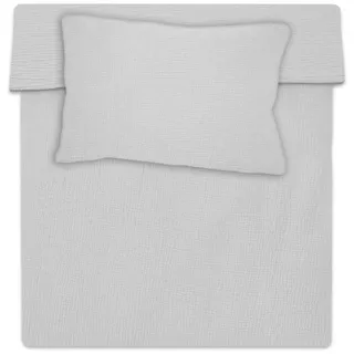 Totsy Baby Musselin Bettwäsche Kinderbettwäsche 90x120cm - Baby Musselin-Bettwäsche Set aus Kinder Kissenbezug 40x60 cm und Kinderbettdecke Bezug 90 x 120 cm Baumwolle Babybettwäsche Oeko-Tex-Zertifikat