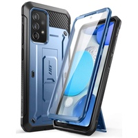 SupCase Outdoor Hülle für Samsung Galaxy A52/A52s 5G Handyhülle Bumper Case 360 Grad Schutzhülle Cover [Unicorn Beetle Pro] mit Integriertem Displayschutz (Blau)