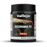 Vallejo Verwitterungseffekte-Farbe 200 ml Schwarz 726812