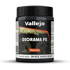 Vallejo Verwitterungseffekte-Farbe 200 ml Schwarz 726812