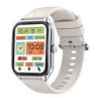 Zeblaze GTS 4 BT 49 mm Aluminiumgehäuse Silber Sportarmband Silber M