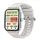 Zeblaze GTS 4 BT 49 mm Aluminiumgehäuse Silber Sportarmband Silber M