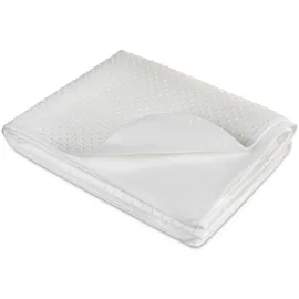 Betten-ABC Noppen-Matratzenschoner 100 x 197 cm Weiß