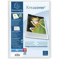 Exacompta Sichtbuch Kreacover Chromaline, für Format DIN A4, mit