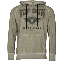 Top Gun 2102, Kapuzenpullover - Oliv - M