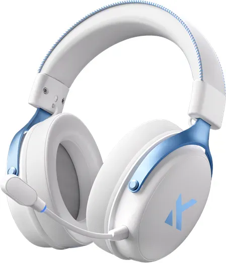 V9 Pro Wireless Gaming Headset Sky White