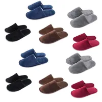 Teceyfeet 10 Paar Gästehausschuhe Set Hotelslipper Unisex Winter warm Bequeme Washable Hausschuhe Hochwertige Korallensamt Gästepantoffeln Slipper - 43 EU