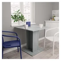 vidaXL Esstisch 80 x 75 x 80 cm grau