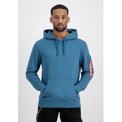Alpha Industries Hoodie Alpha Industries Men – Hoodies R Print Hoody blau M