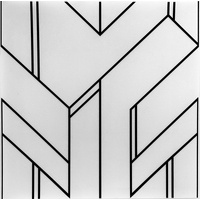 Deckenpaneele Wandpaneele Wanddeko Wandverkleidung Platten Paneele Wandtattoos GLAMOUR RETRO Polystyrol XPS Like STYROPOR 3mm stärke (4m2-16 Pcs, GL7 08-CZ)