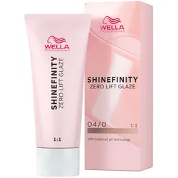 Wella Shinefinity Glaze Natural Espresso 04/0 Haarfarbe 60 ml