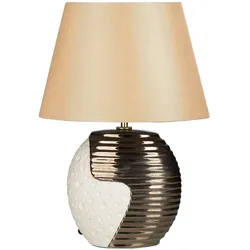 Tischleuchte ESLA Porzellan Beige