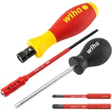Wiha Drehmoment-Schraubendreher Set TorqueVario-S electric 5-tlg. 0,8-5,0 Nm PlusMinus/Pozidriv