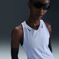 Nike Damen AeroSwift Dri-Fit ADV-Lauf-Singlet grau