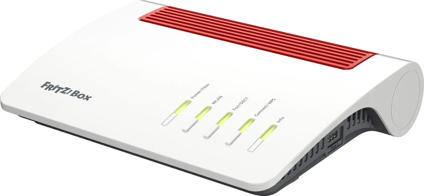 AVM FRITZ!Box 5590 Fiber WLAN-Router rot|weiß