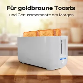 Bomann Toaster 4 Scheiben | Langschlitztoaster TA 6070 CB