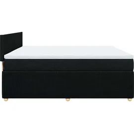vidaXL Boxspringbett 180 x 200 cm Schwarz