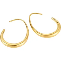 FIRETTI Creolen Classic gelbgoldfarben Edelstahl