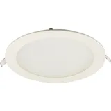 ISOLED LED Downlight, 24W, rund ultraflach weiß, 300mm, Colorswitch 300035004000K, dimmbar