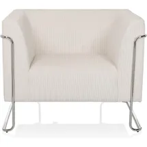 hjh living Loungesessel Curacao Cord Stoff mit Armlehnen