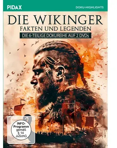 Die Wikinger - Fakten und Legenden / Die komplette 6-teilige Dokureihe (Pidax Doku-Highlights)  [2 DVDs]