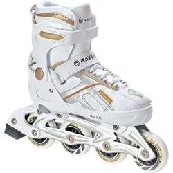 Verstellbare Rollerblades Pulse Weiß/Gold 40/43