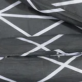 vidaXL Bettwäsche-Set Grau 200x220 cm Baumwolle