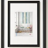 walther + design Trendstyle Kunststoff schwarz 70x100 cm 3er Set