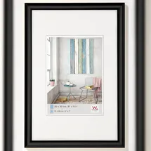 walther + design Trendstyle Kunststoff schwarz 70x100 cm 3er Set
