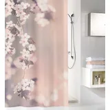KLEINE WOLKE Duschvorhang Wolke 180 x 180 cm rosa