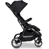 Babywelt MOON ZAC onyx/melange, Buggy mit Liegefunktion, bis 22kg, UV-Schutz 50+, zusammenklappbar, große Räder, Kollektion 2025