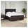 vidaXL Boxspringbett 180 x 200 cm Dunkelbraun